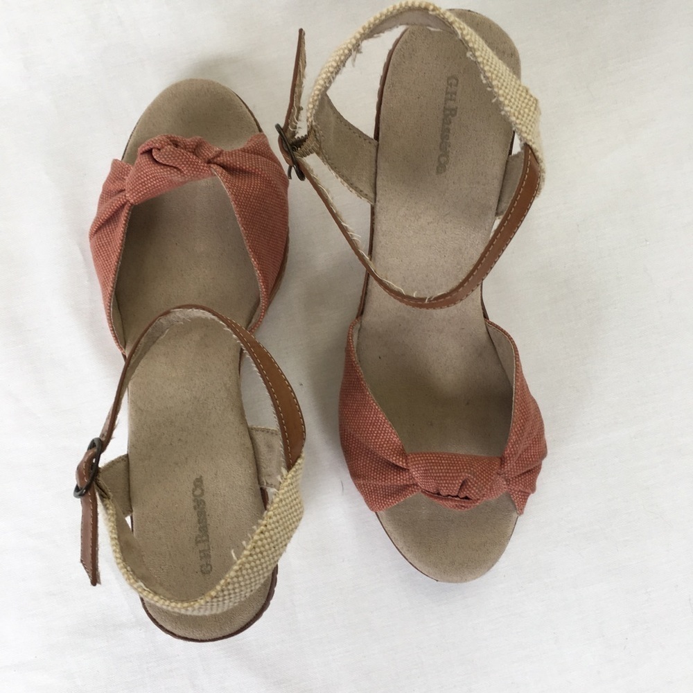 Espadrille Knotted Wedge Sandals - Picture 3 of 8